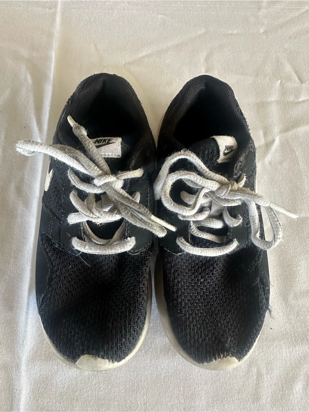 Nike Kids Black and White Sneakers - Lightweight Play Shoes